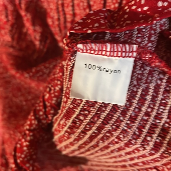 NWT Princess Polly Blakey Top Red/ White Flowers 💮 - Picture 7 of 7